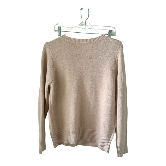 Holiday Time Women’s Pink Long Sleeve Sweater Size L(12-14) - Picture 5 of 9